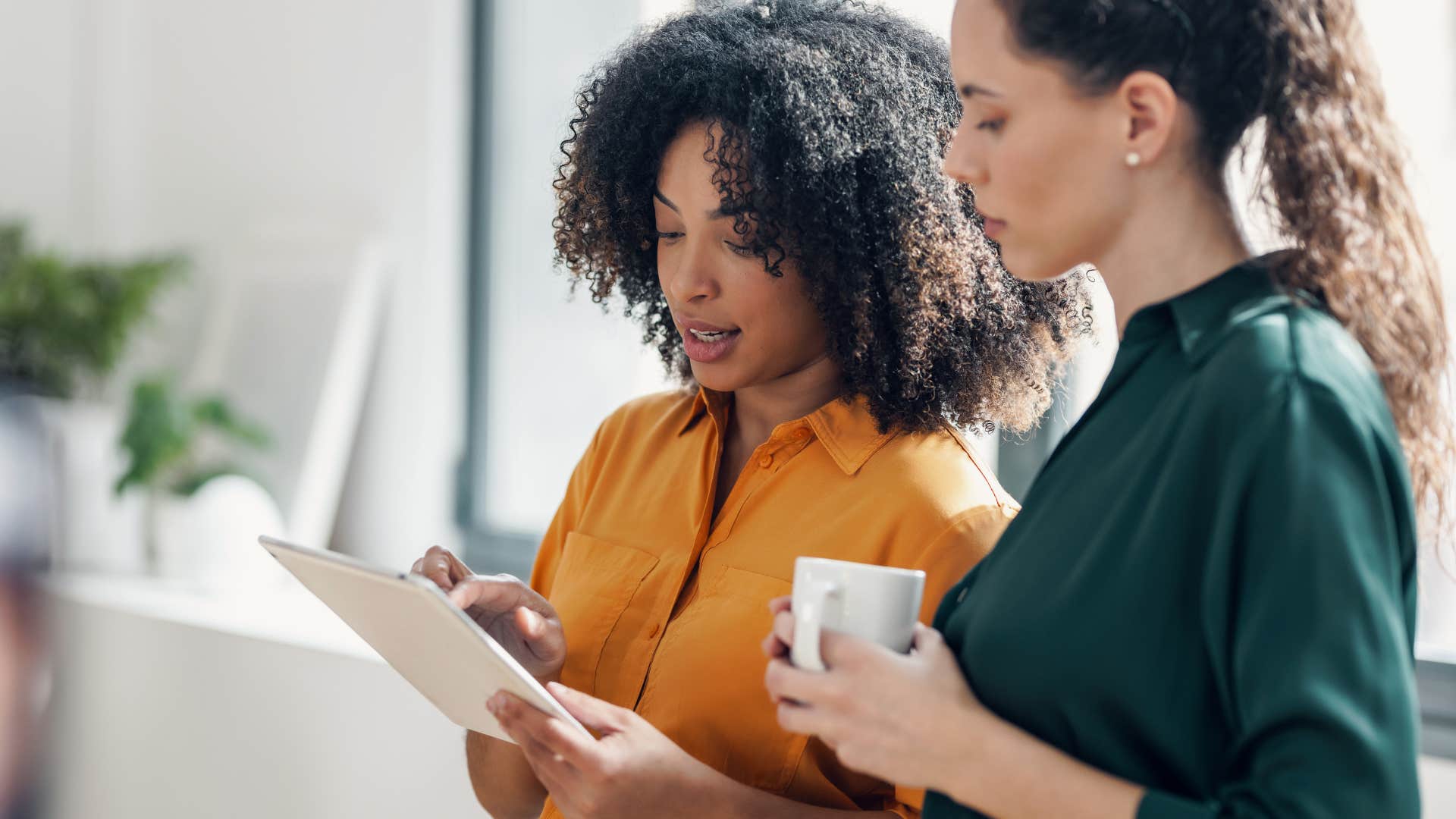 woman who is more disciplined and productive as she competes with average people