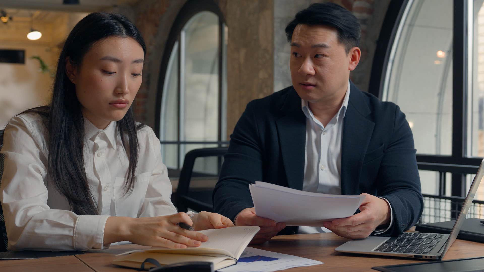 a worker has become very formal with the coworker she has been seeing