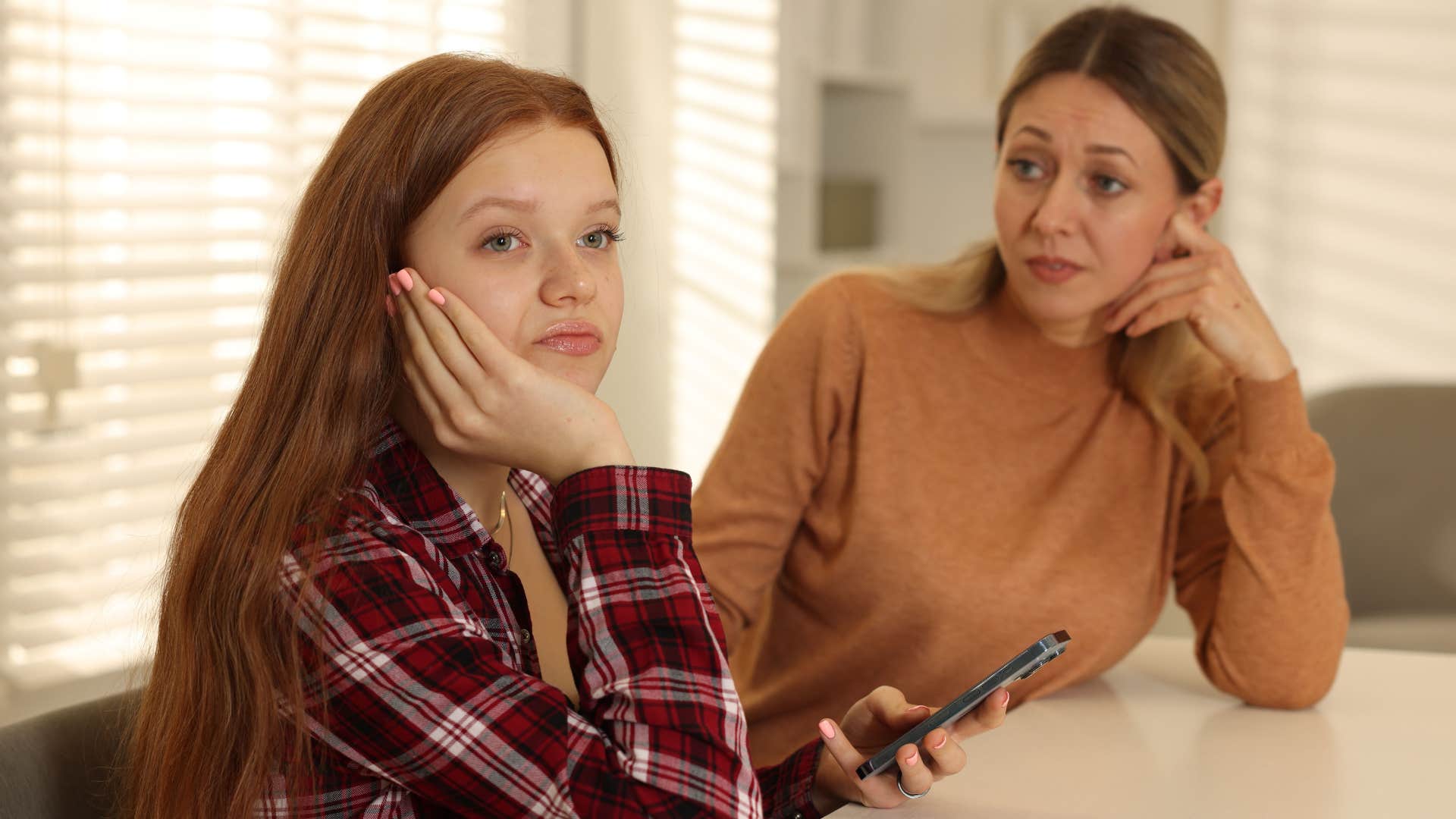 a teenage girl is comfortable with being misunderstood by her mother