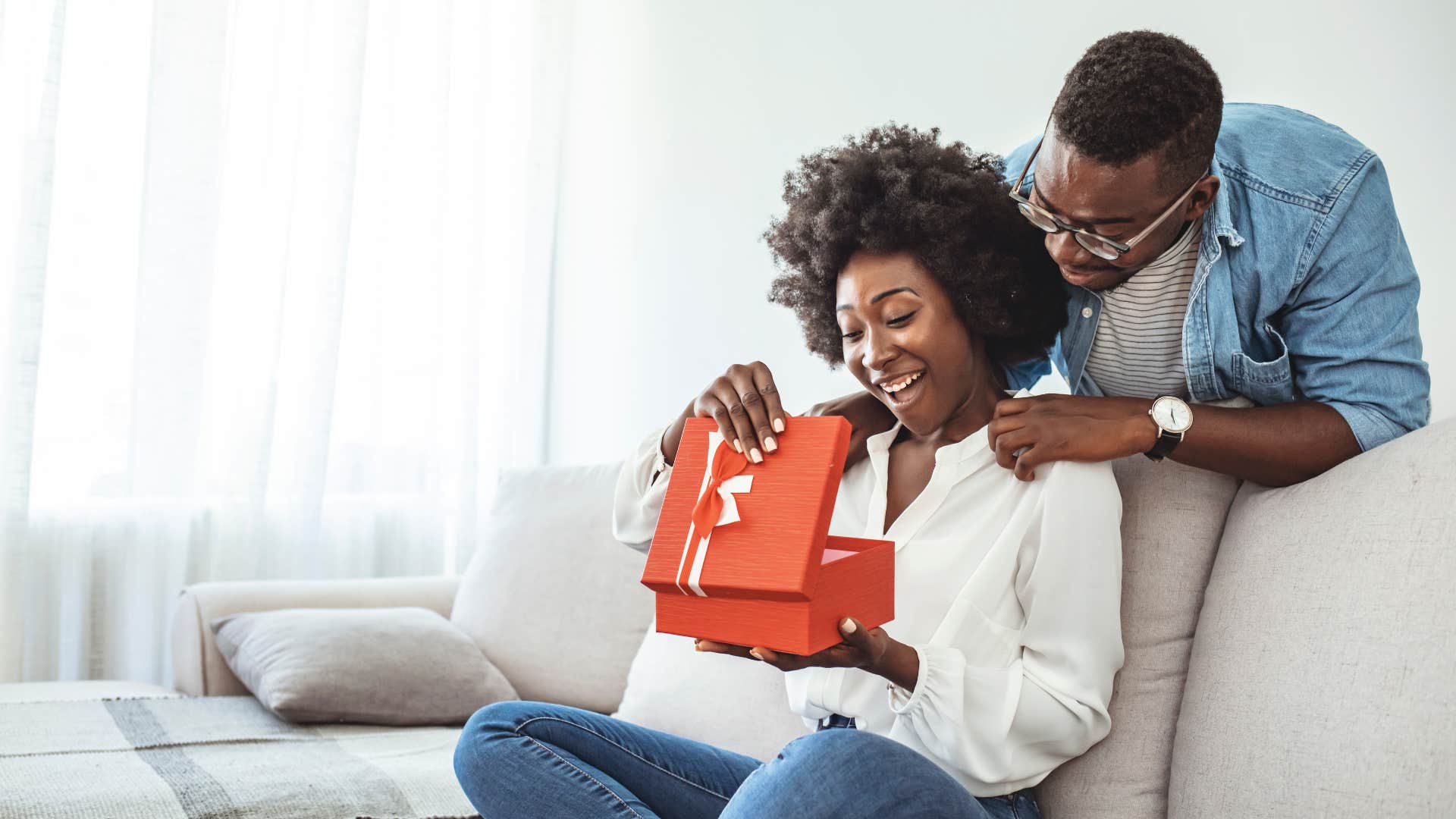 husband who gives his wife over-the-top gifts