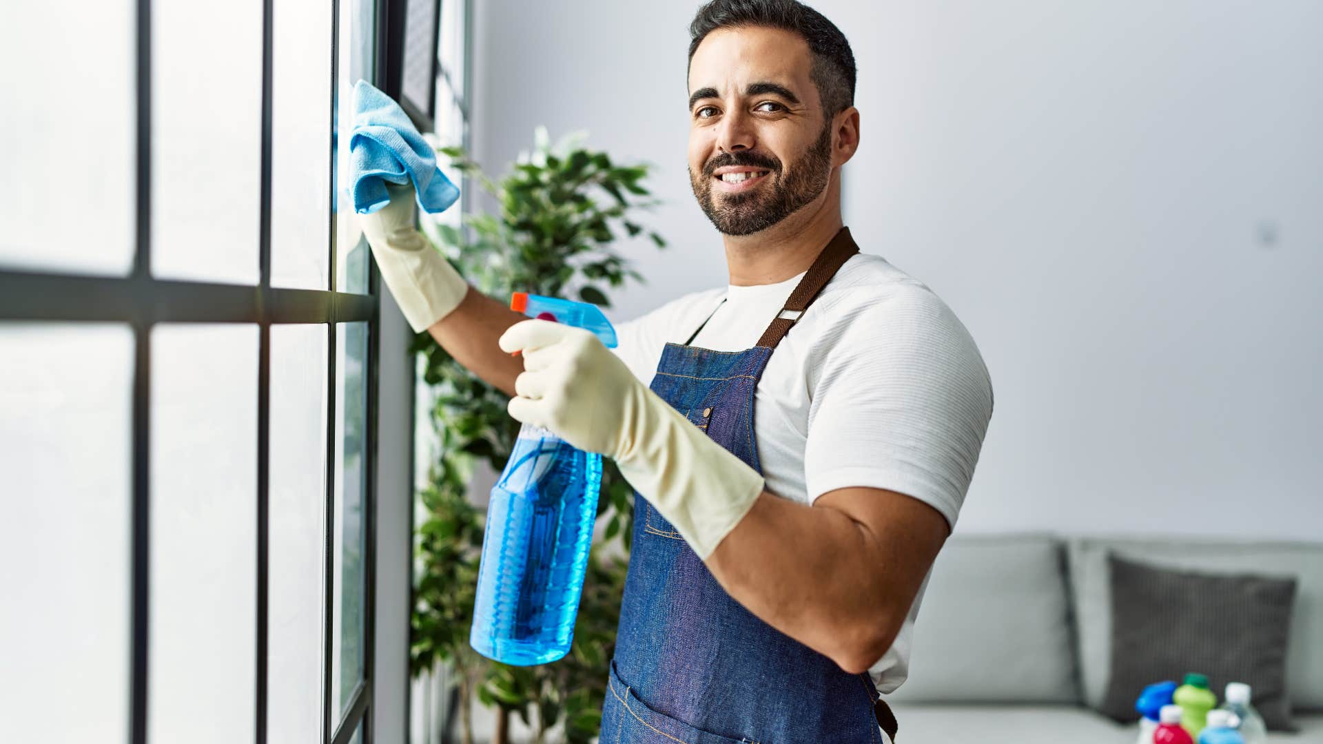 husband who is helping out more than normal