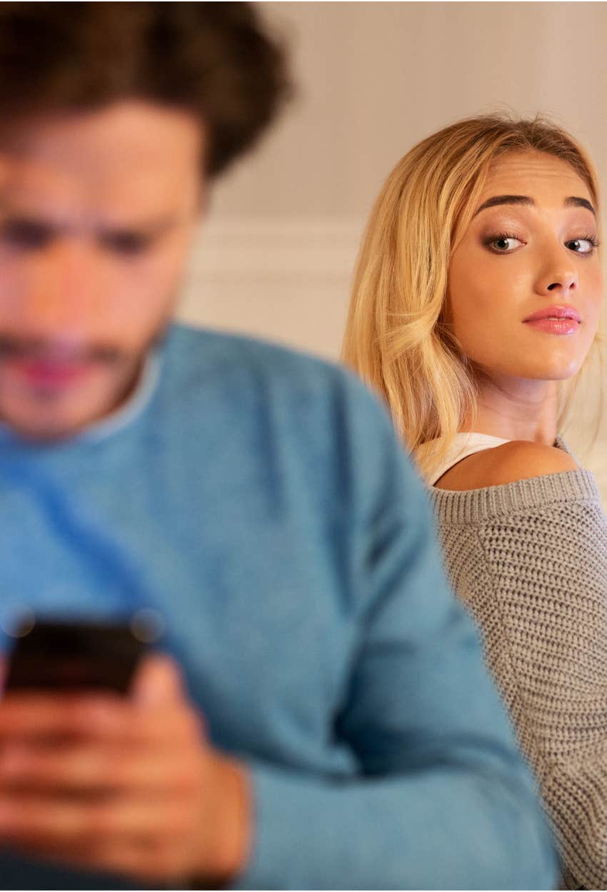 wife suspicious her husband is cheating