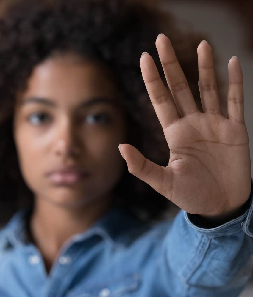 Person with boundaries values self