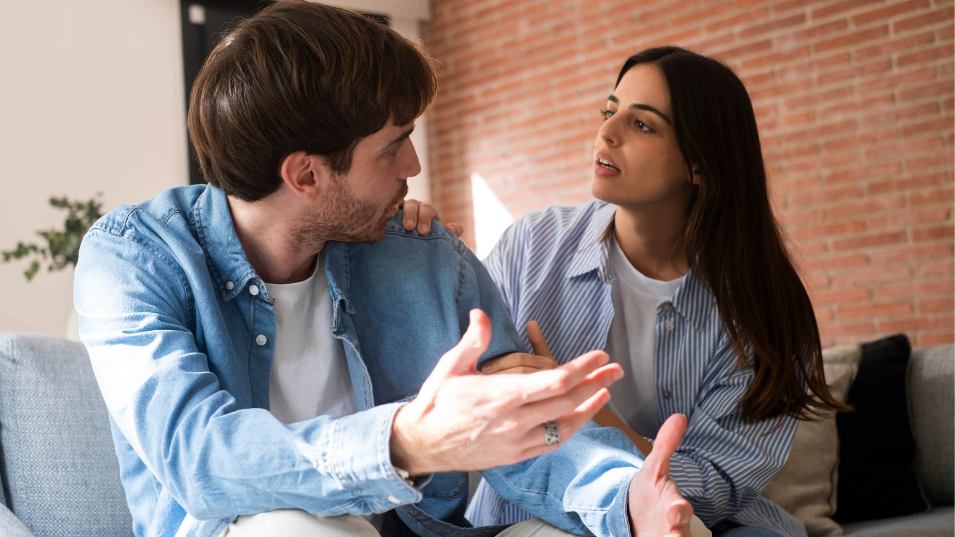 couple who has stopped feeling joy in their relationship as they dismiss feelings