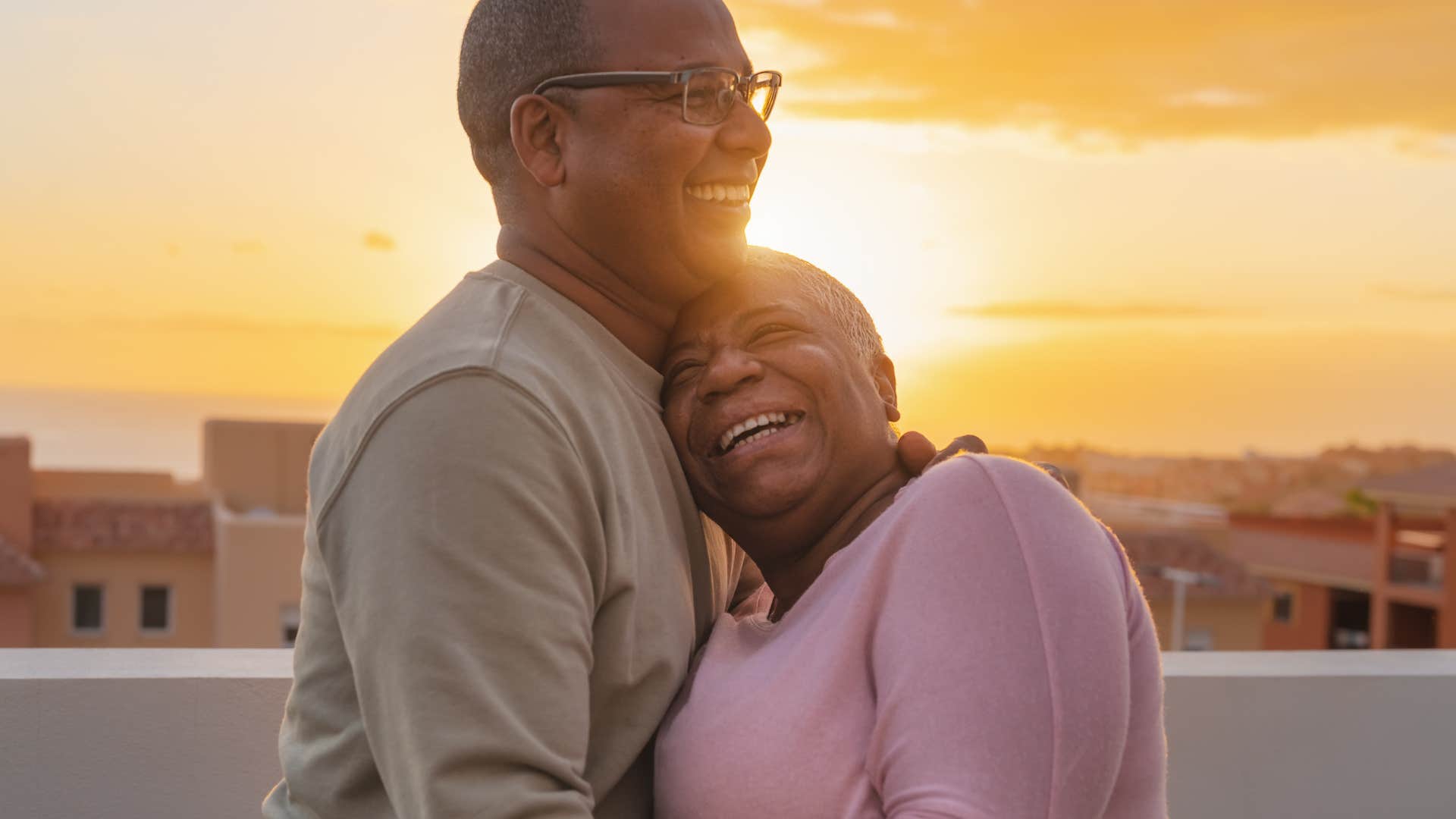 couple who genuinely enjoys each other and remembering they're on the same team