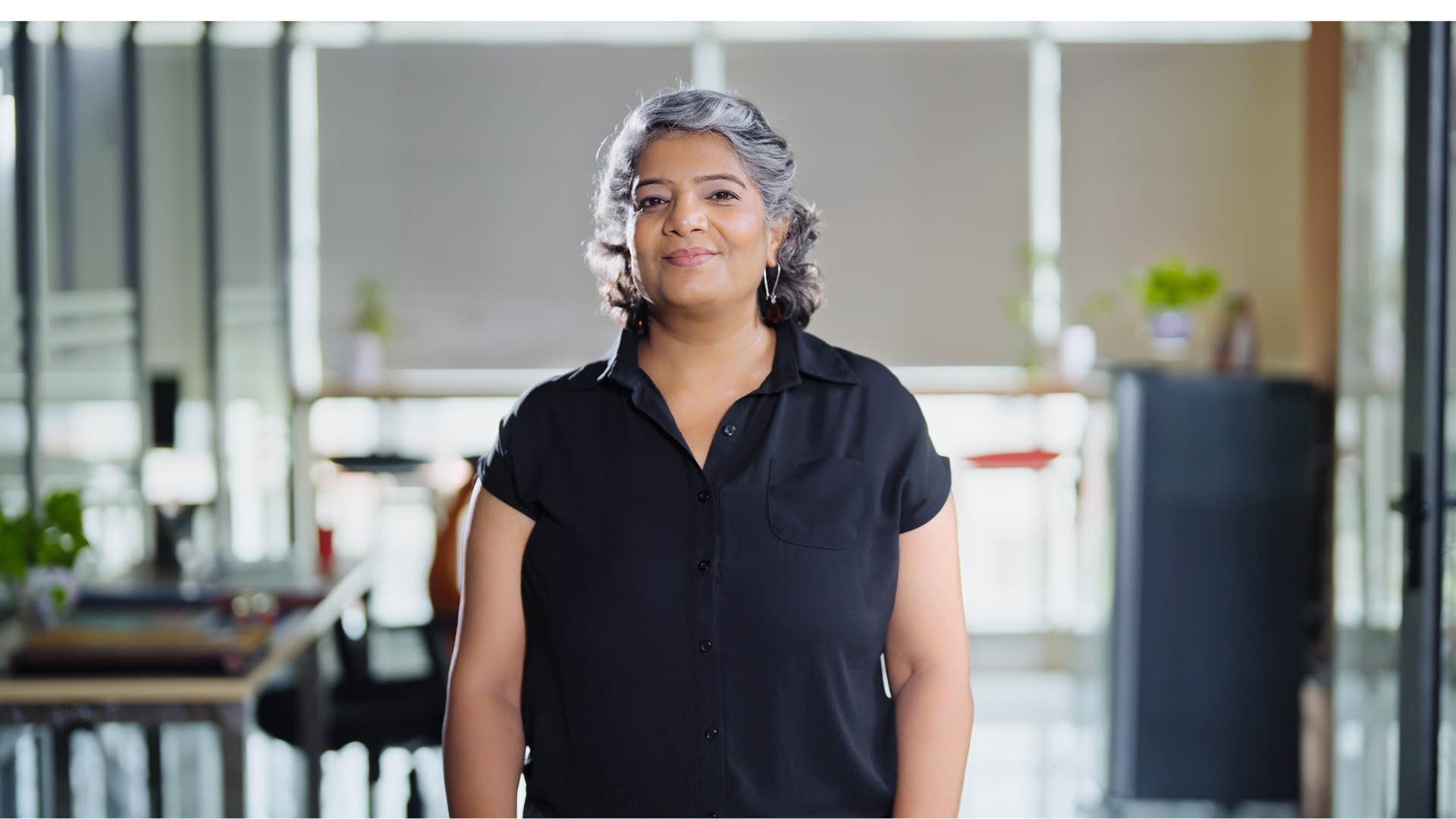woman who refuses to let her age define her as she dresses the part