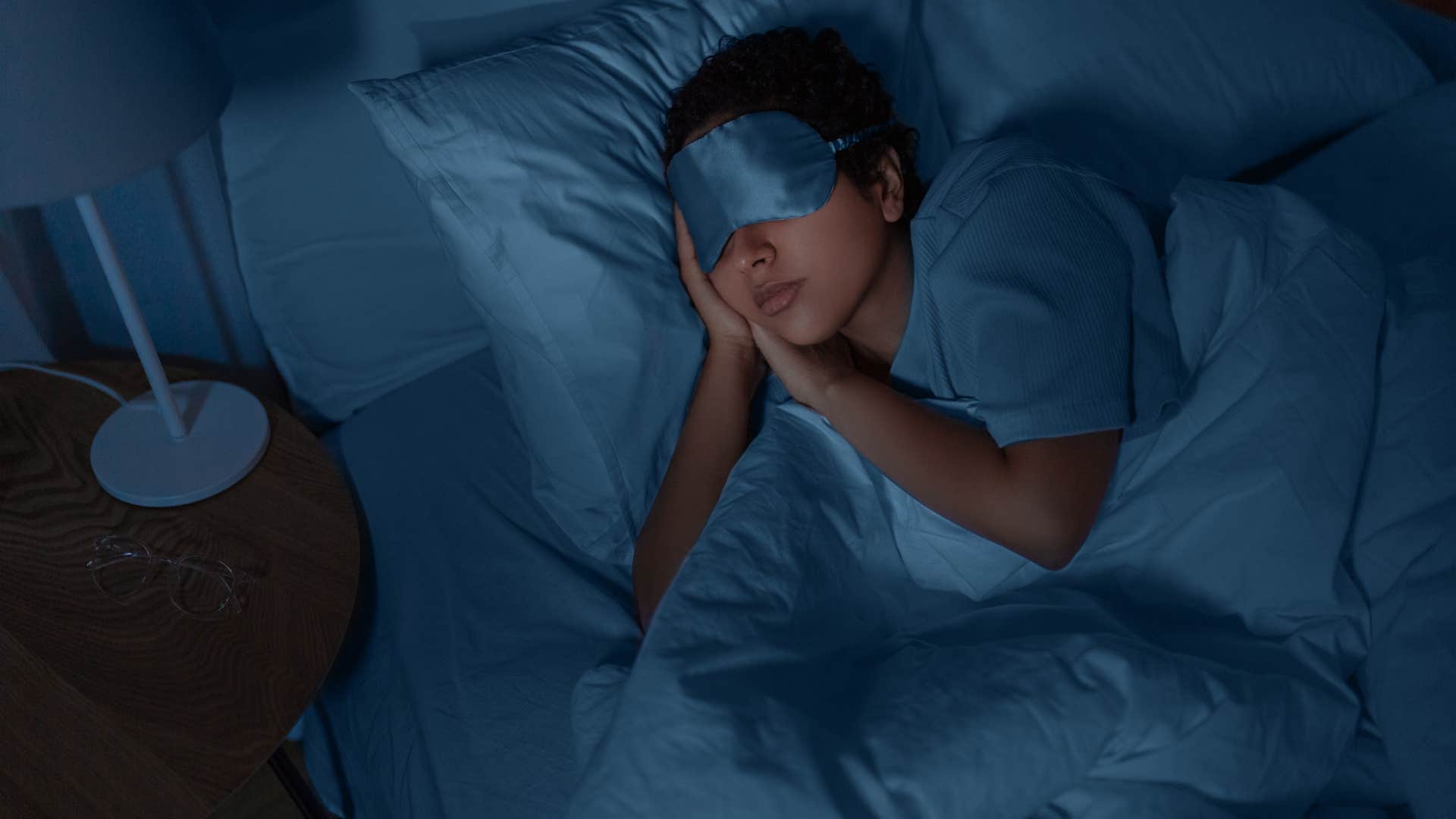 woman having a dream that she's flying