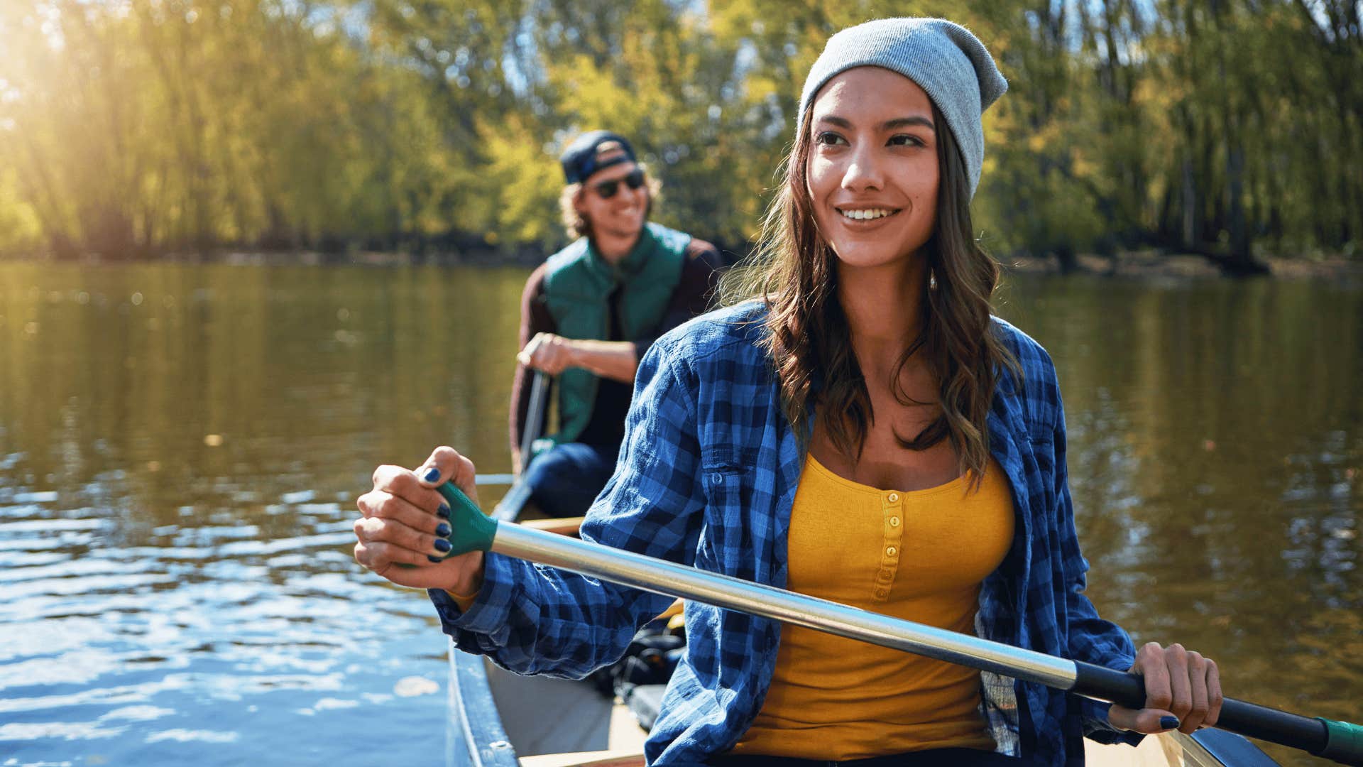 adventurous person lives fully in the present