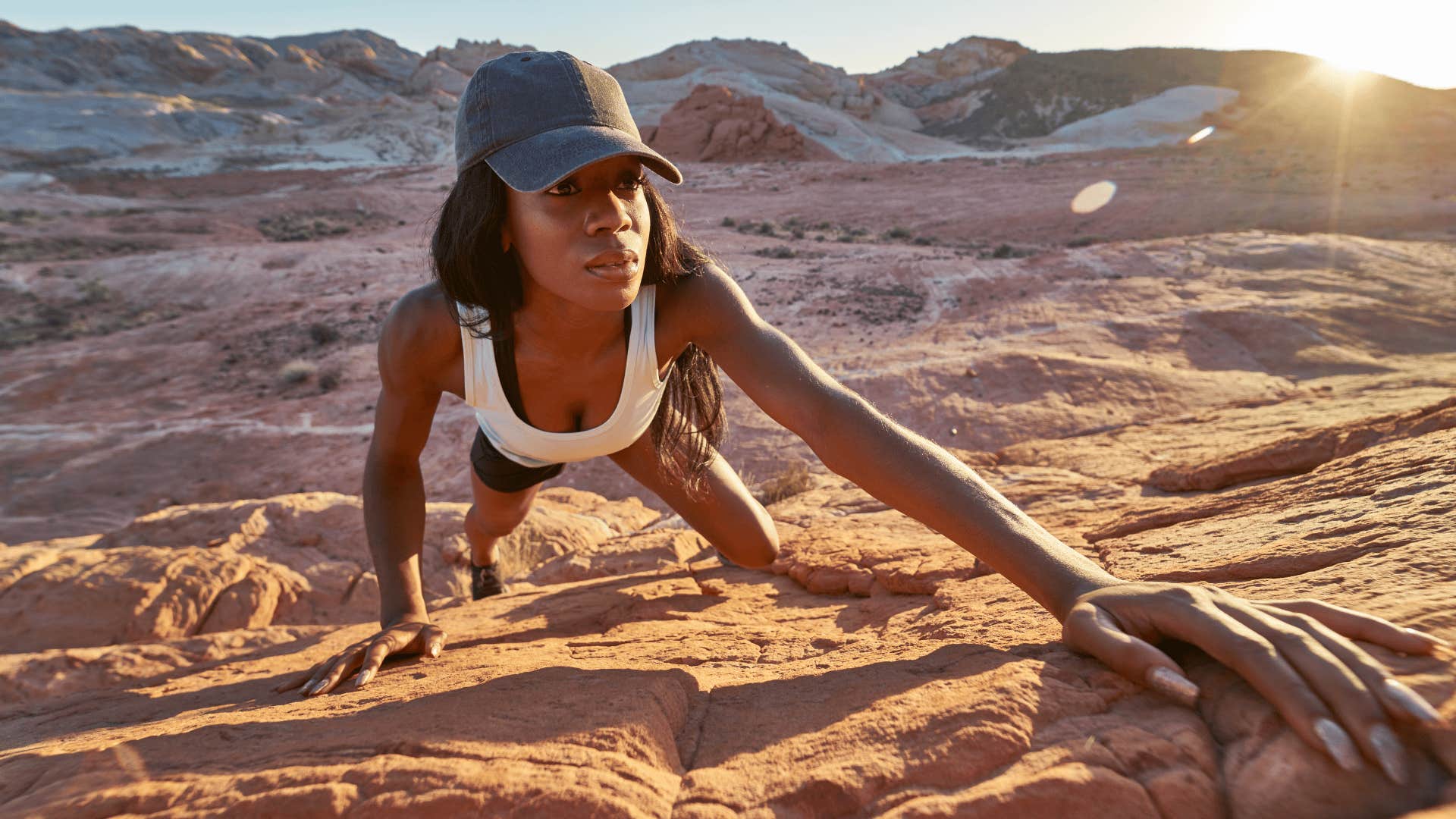 adventurous person never lets fear stop them