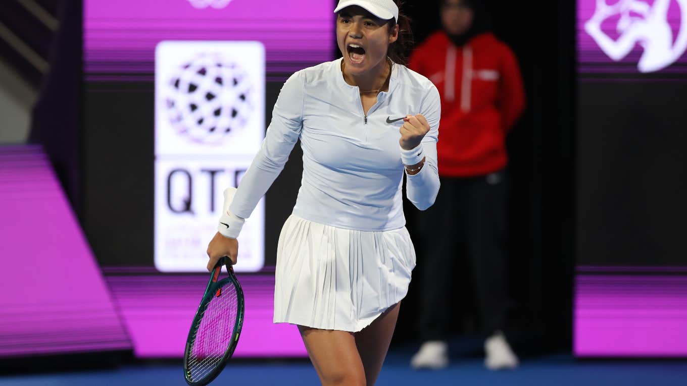 tennis player Emma Raducanu