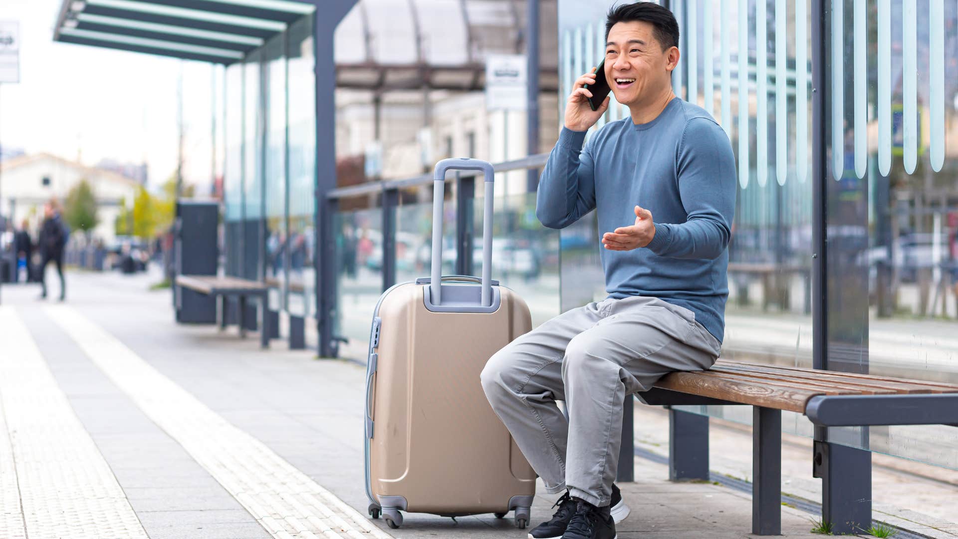 Person feels lighter after planning trip
