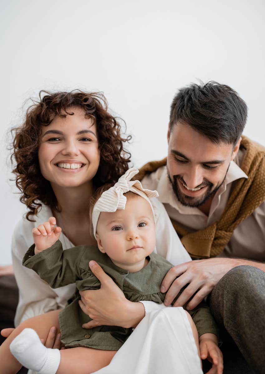 new parents using financial resources to support their baby
