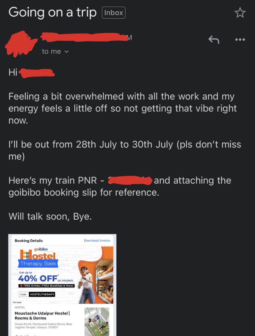 email that gen z intern sent her boss