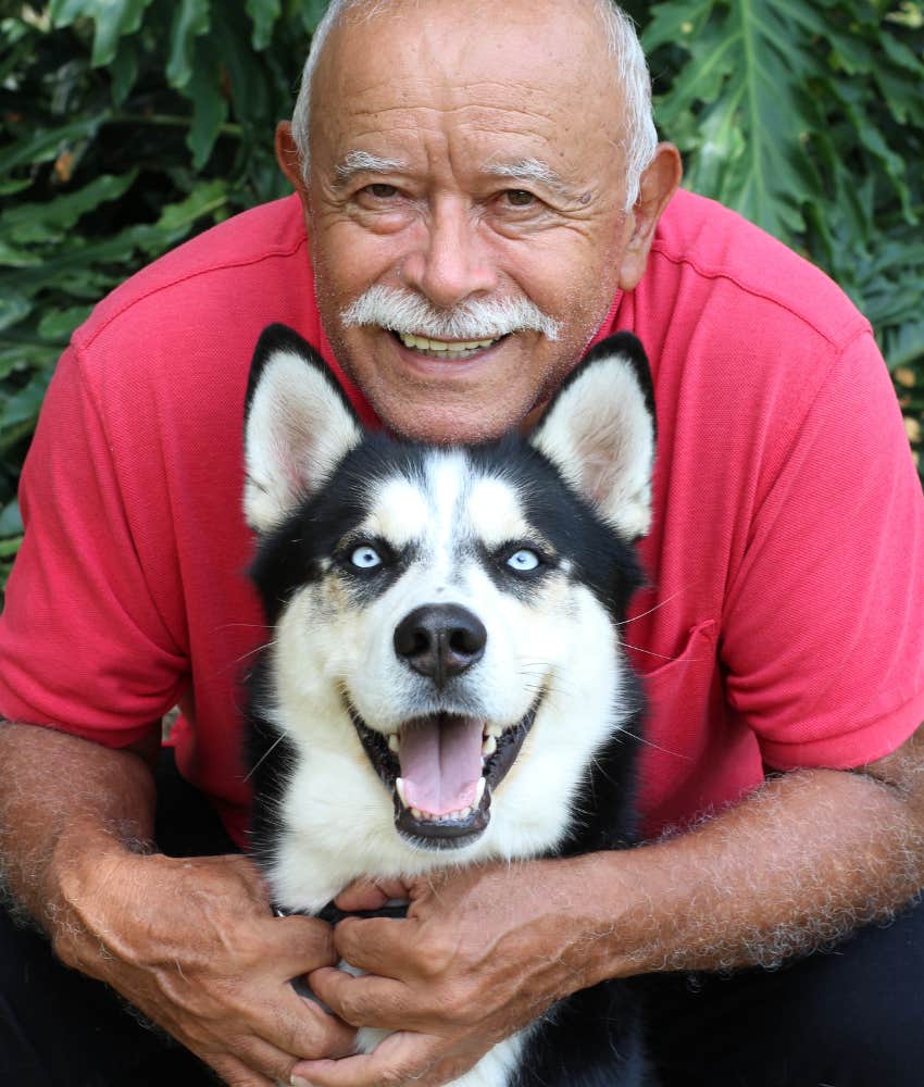 Grandpa who is worried he is too old to adopt another pet