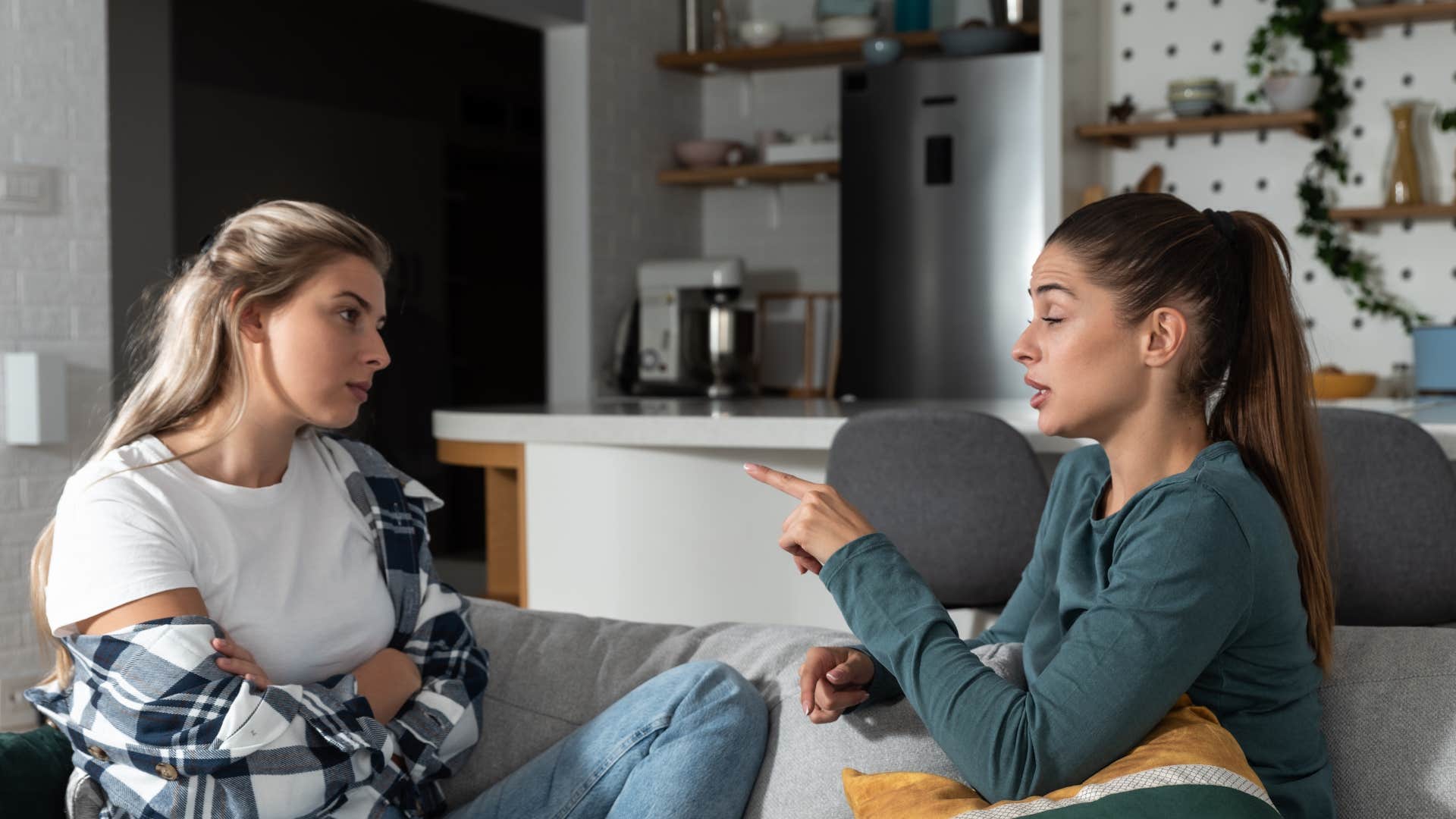 woman who thinks she is more chill than she actually is as she blames others