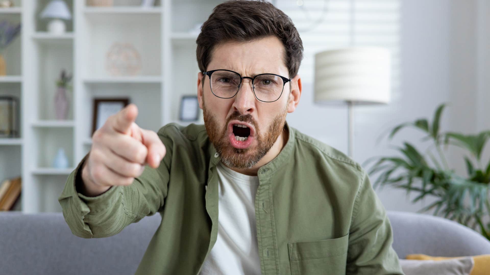 man who thinks he is more chill than he actually is feeling rage
