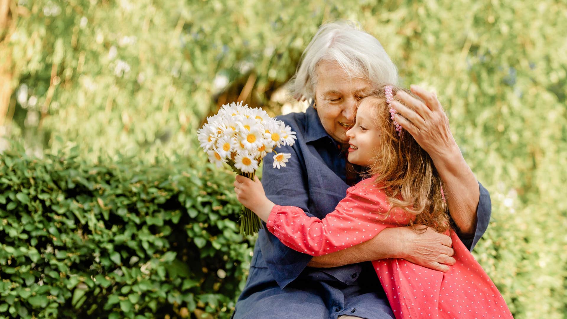 Deeply loved grandparent has compassion