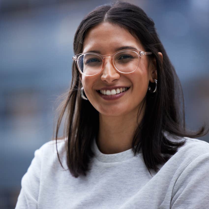 quietly happy woman who is chasing internal validation