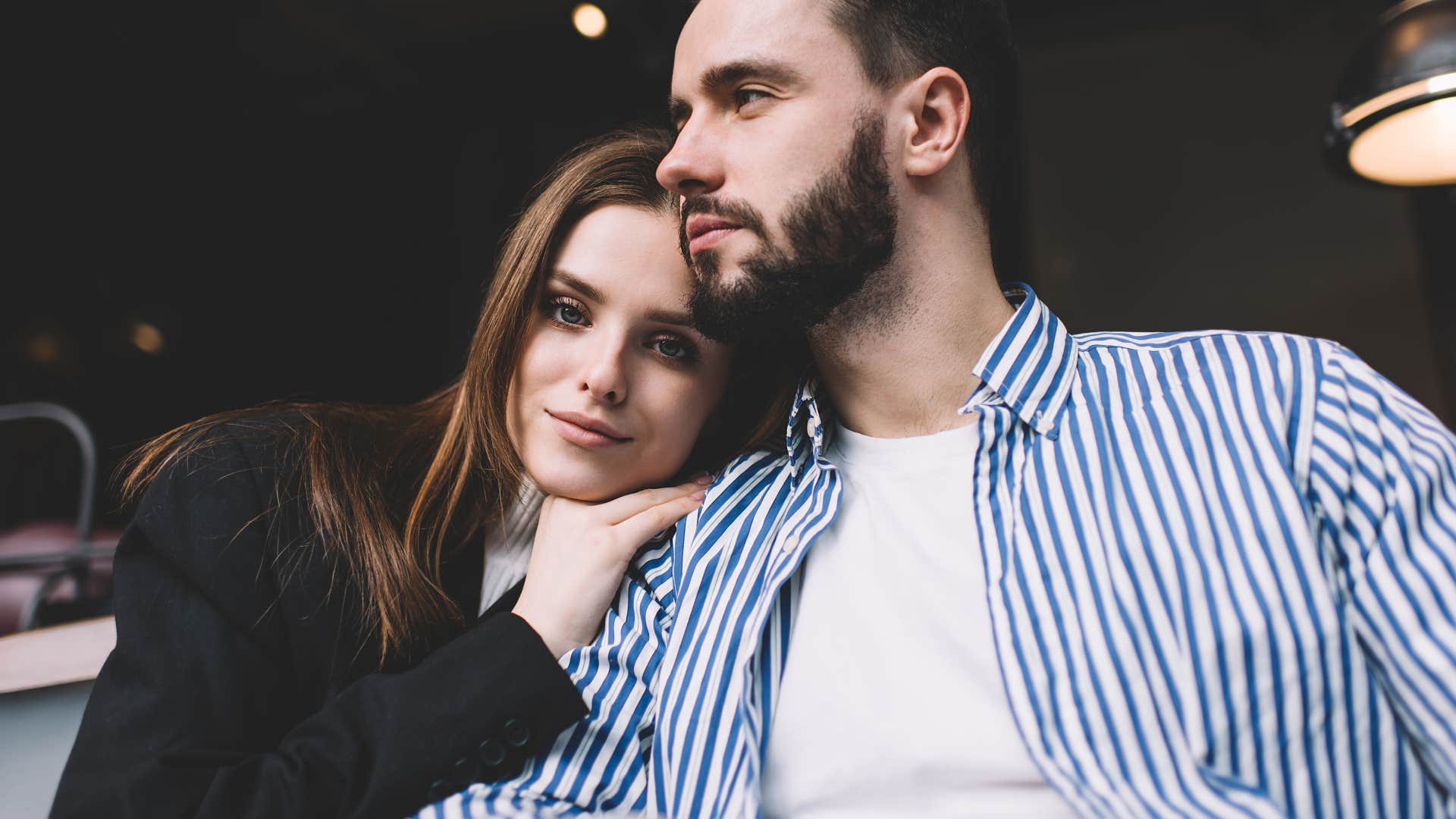 husband who is still attracted to his wife shows her by expressing vulnerability