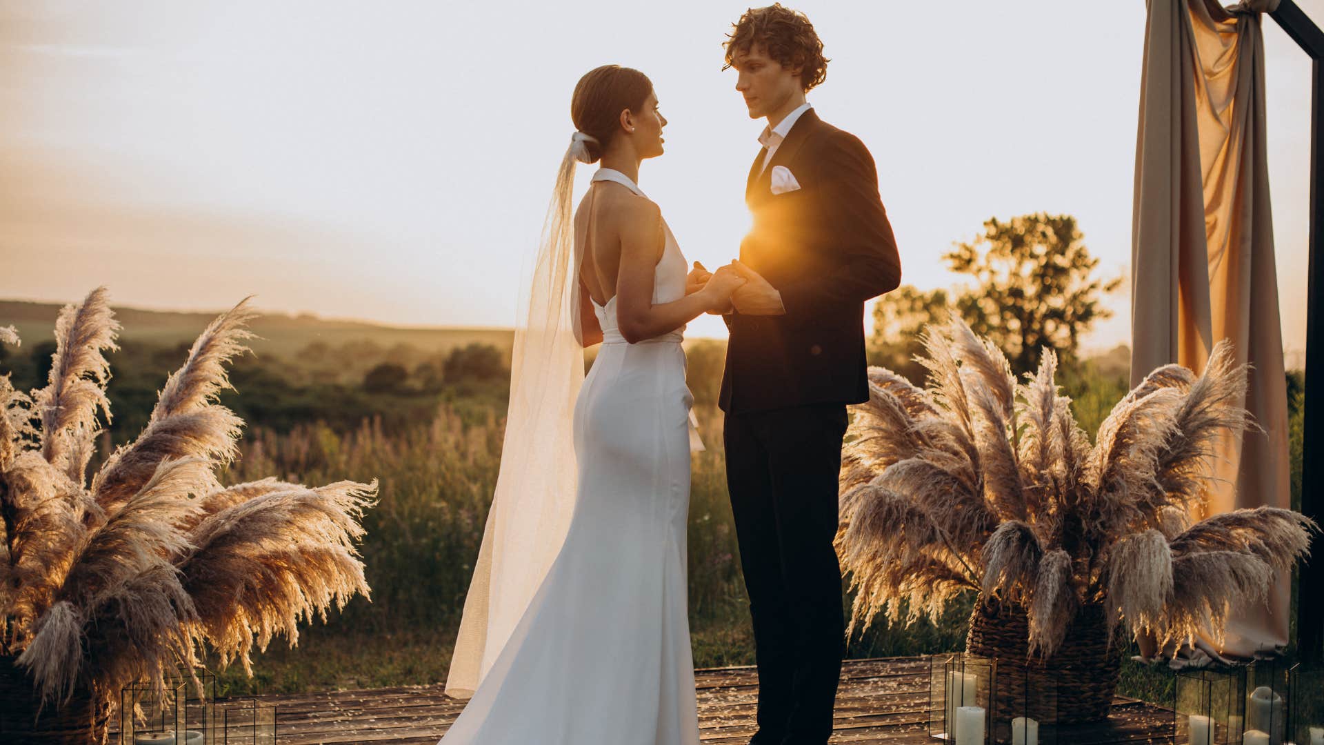 people who truly love each other as they make a vow of creativity