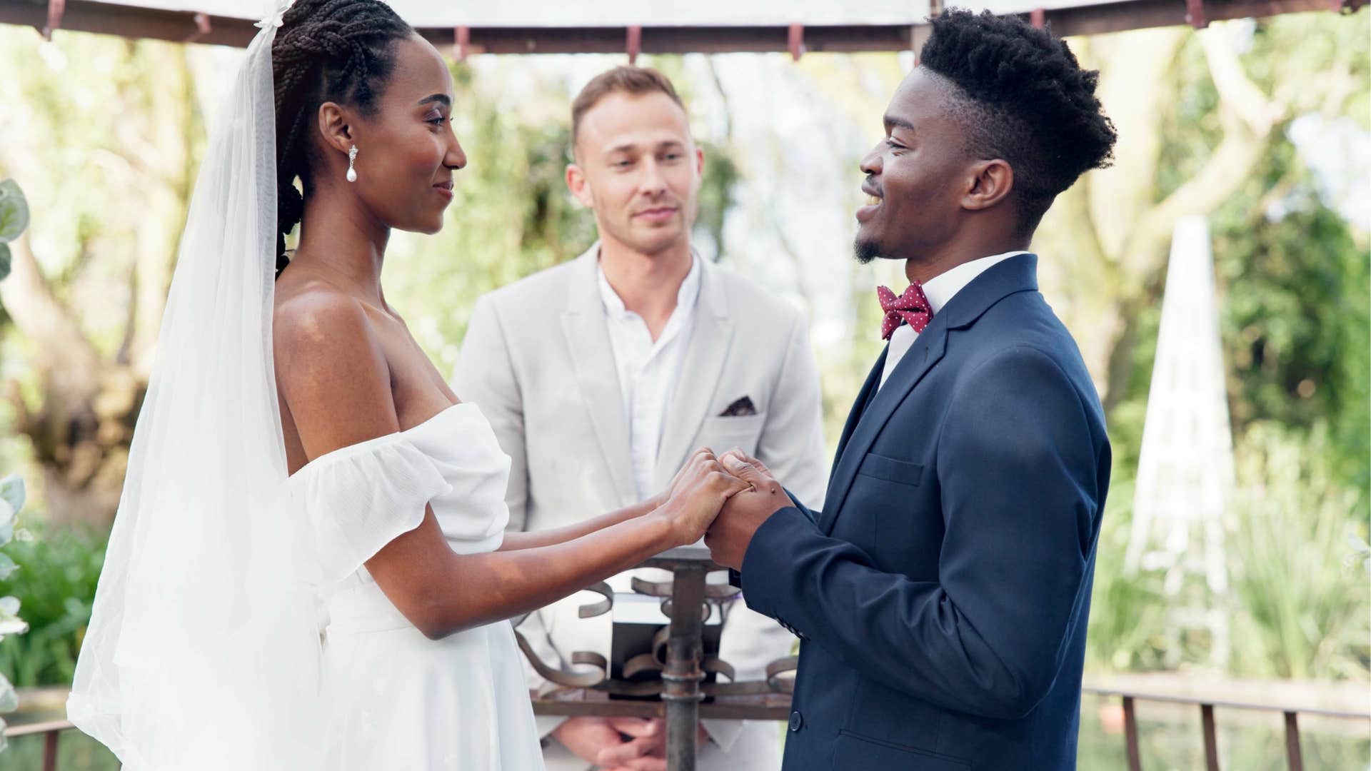people who truly love each other as they make a vow of openness