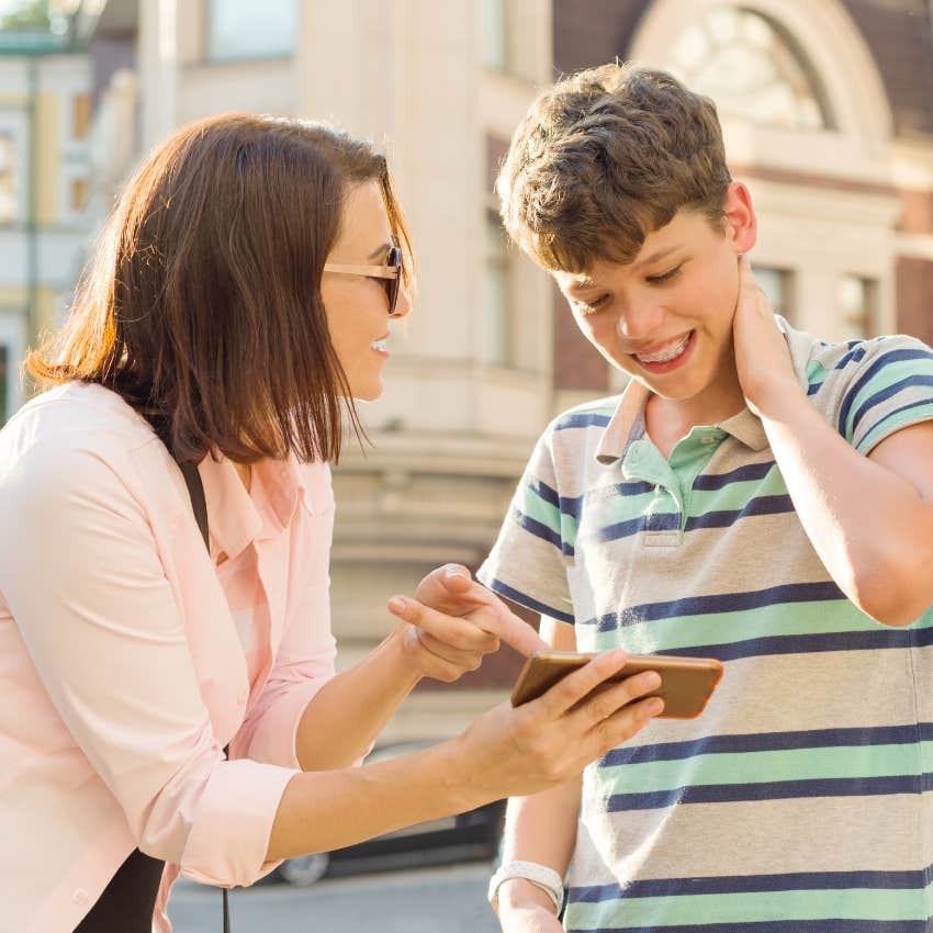 kid using horrifying phrase with mom that actually means she's a great parent