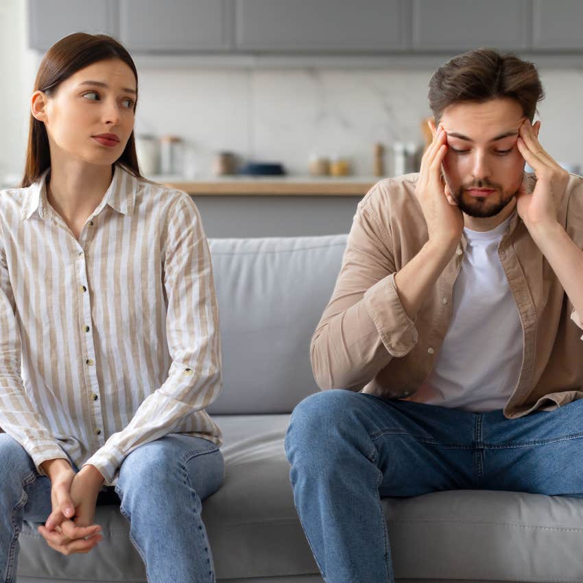 man who is bad news and the clue that he makes woman feel like it's a big favor