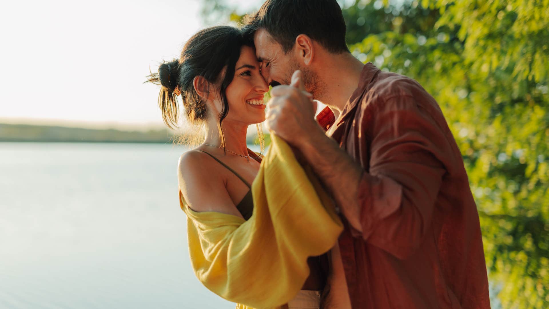 man who truly loves woman as he doesn't care how she looks