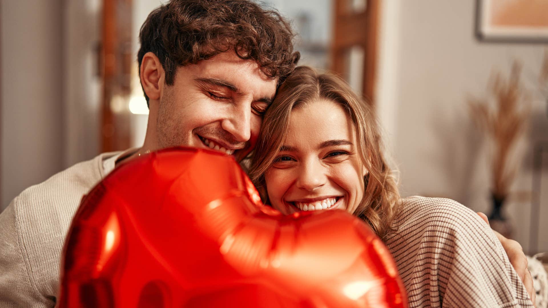 man who truly loves woman as he makes her feel safe