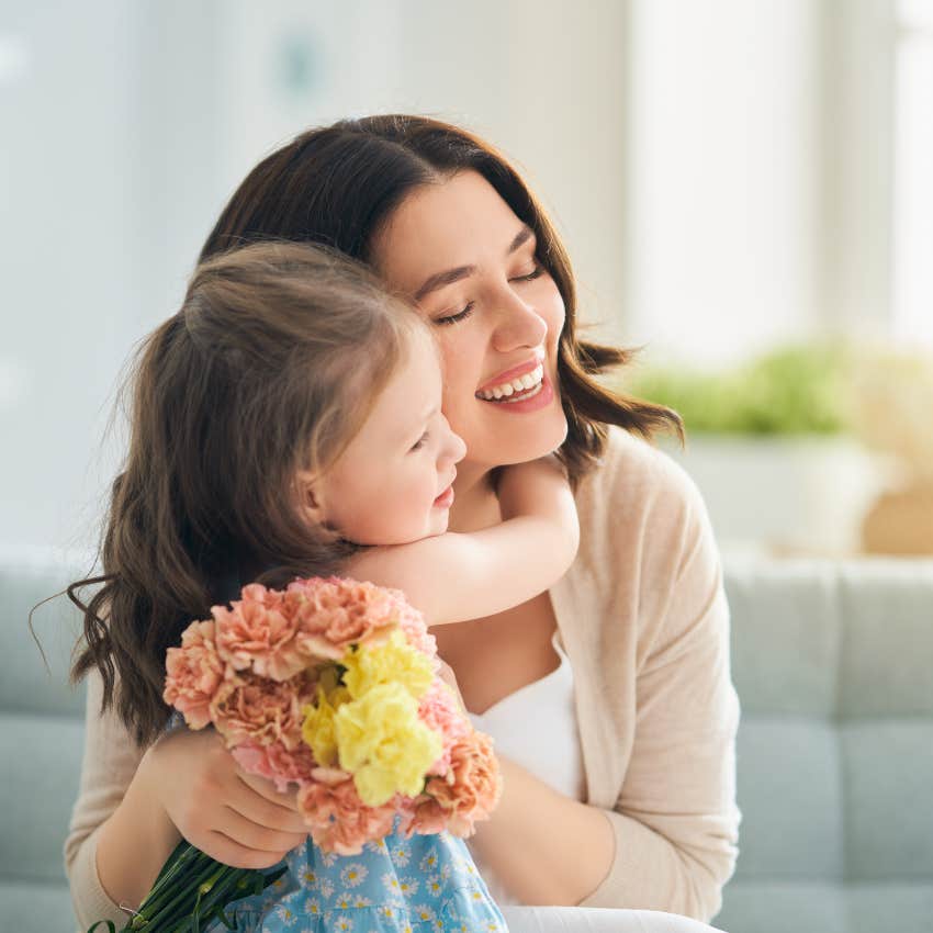 woman who truly loves her child setting aside time for them
