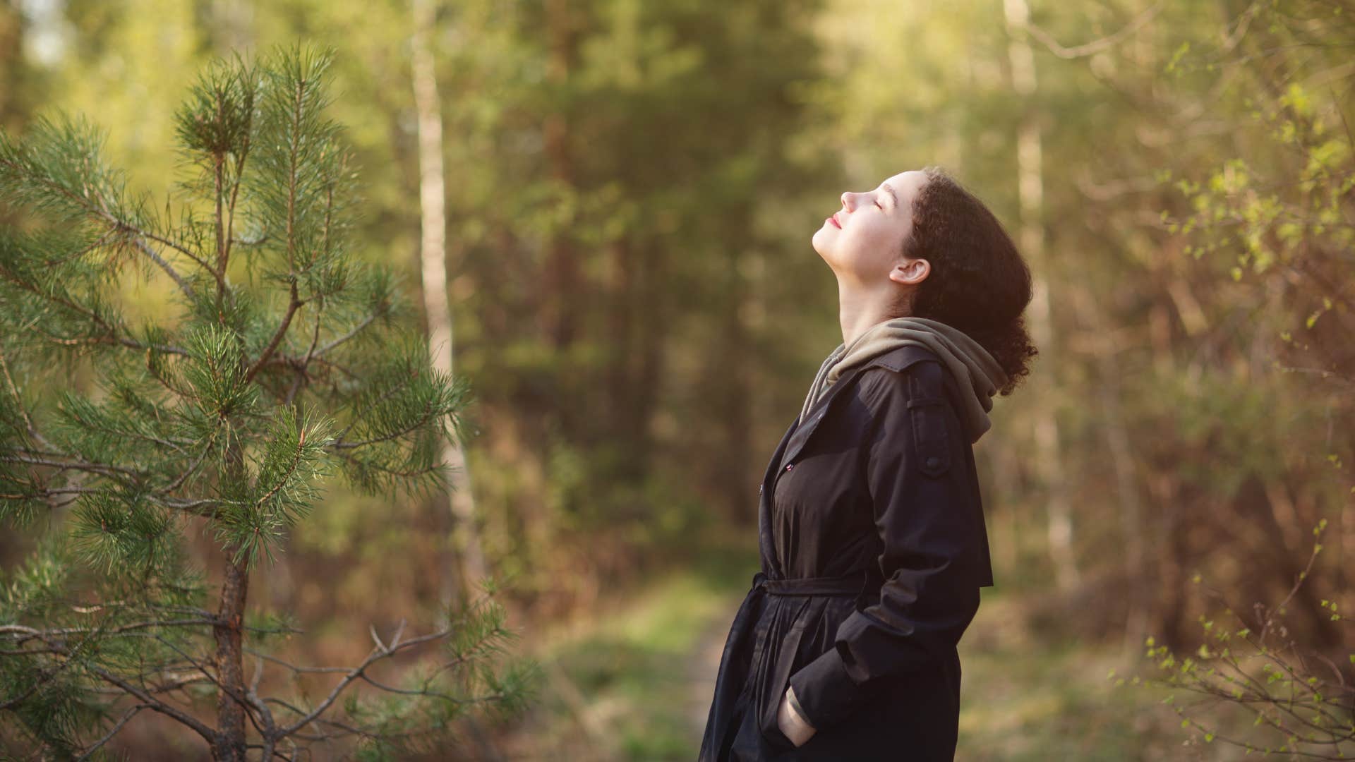 woman who has the rare form of intelligence of nature smart