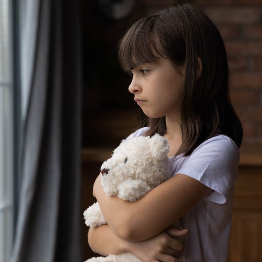 child who endured the trauma of losing a parent