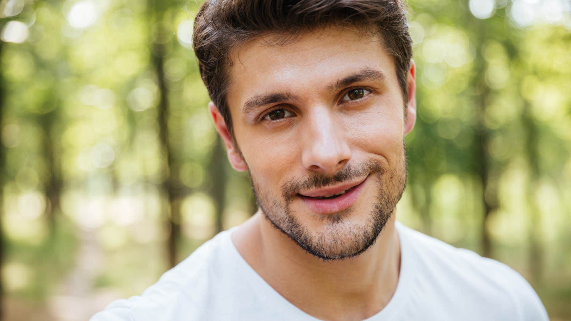 man who is acting confident when he's not
