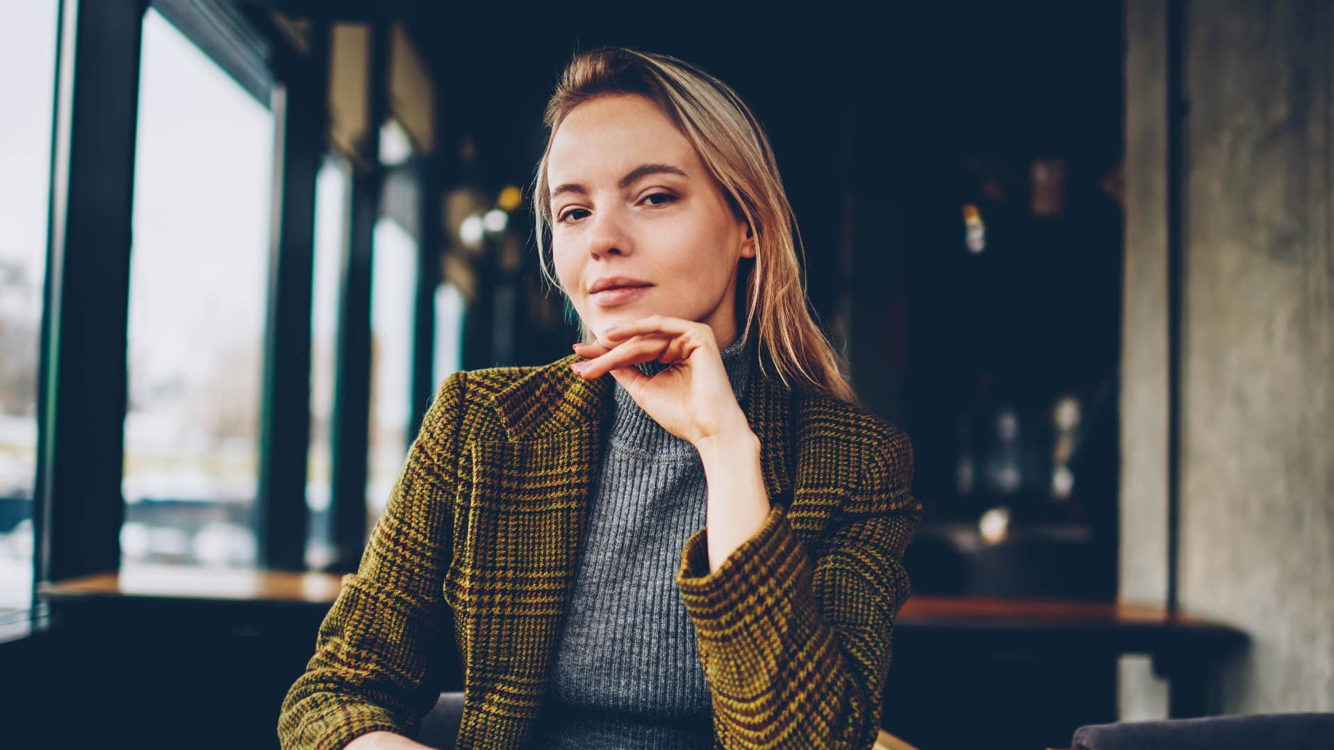 woman smiling after personal growth to become better person