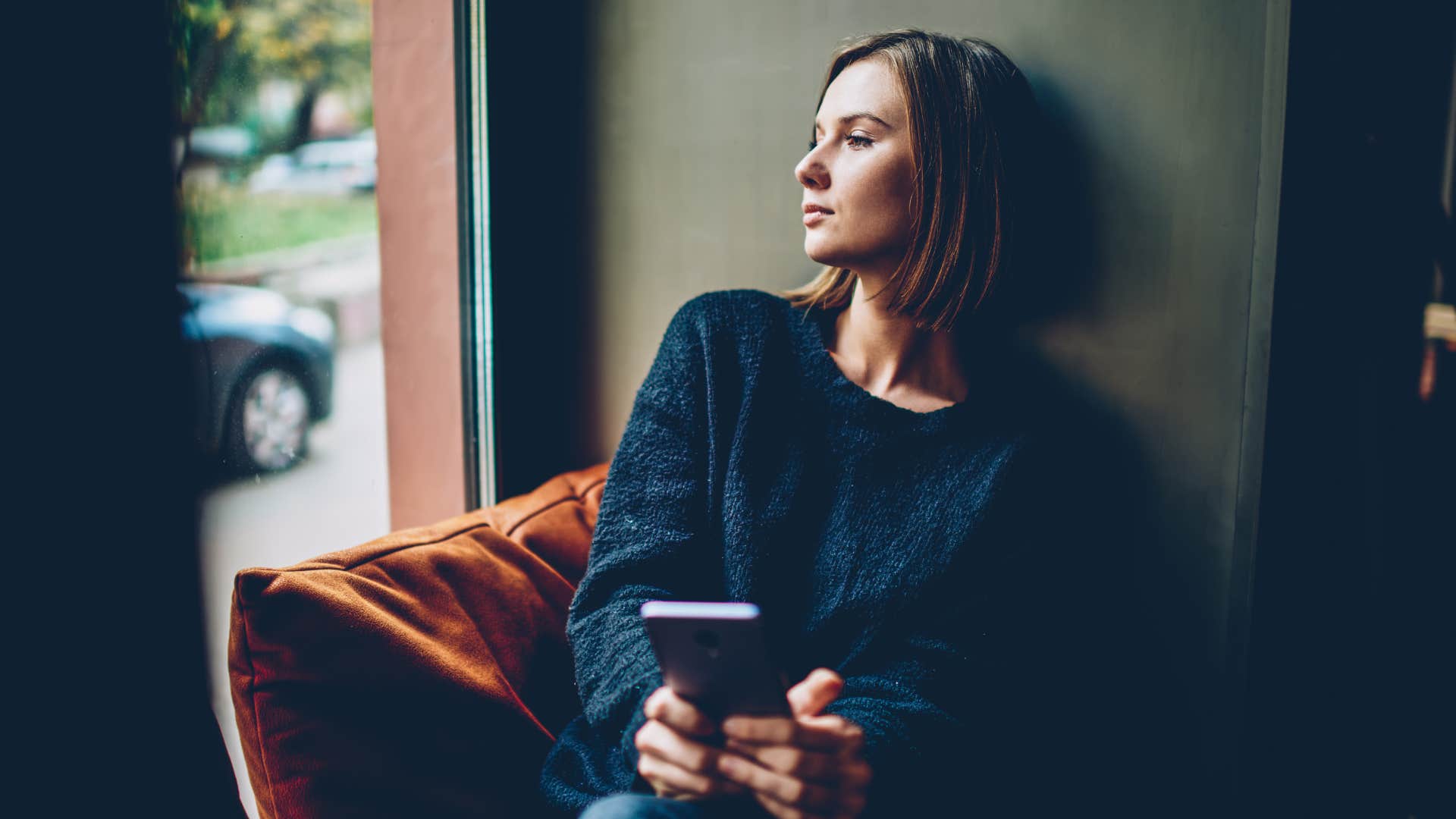 single mom feeling bittersweet about having alone time