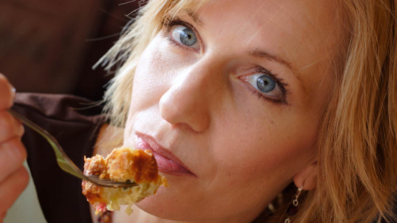 Woman never feels guilty for eating this.