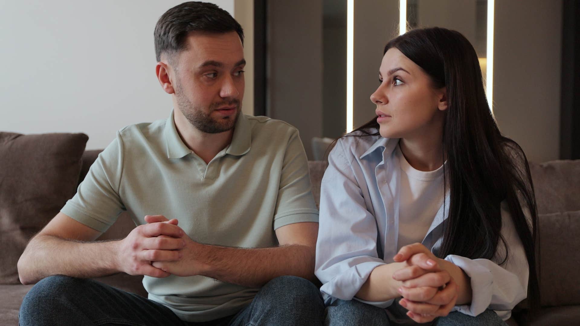 a husband dismisses his wife and their plans for their future