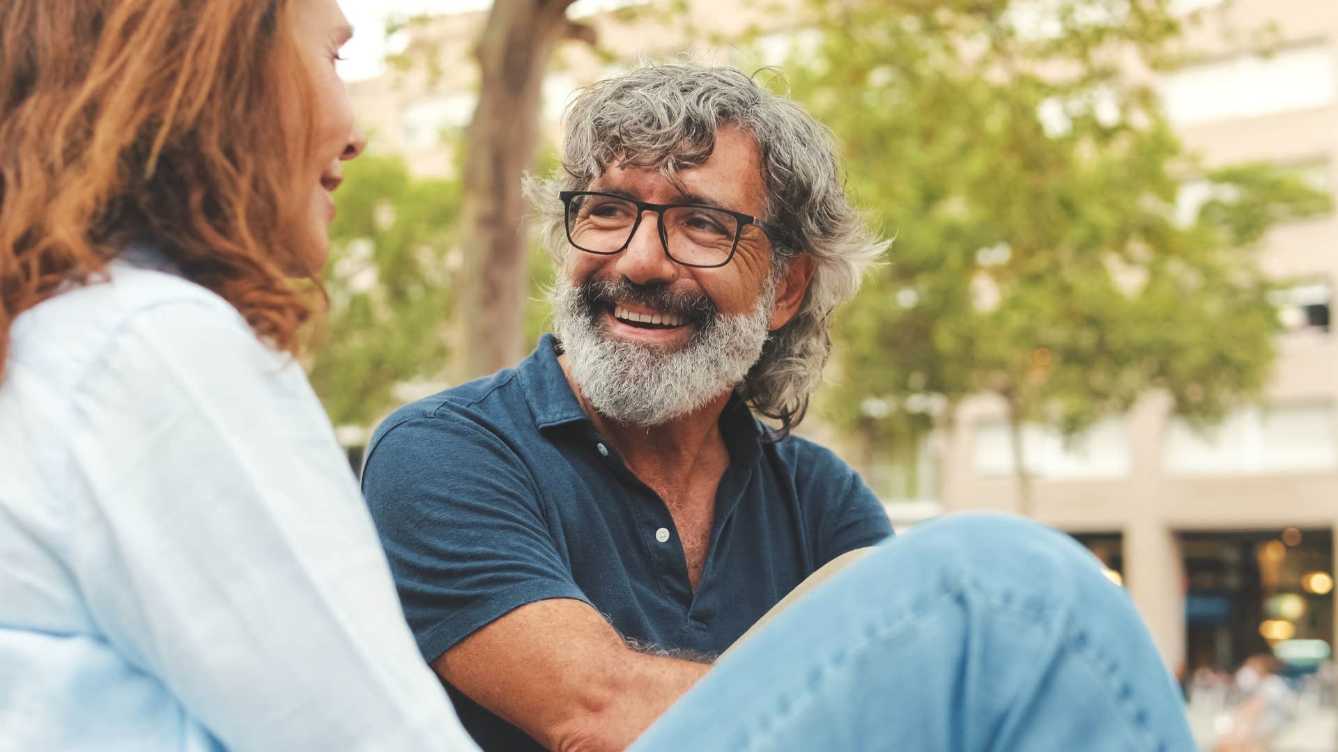 Encouraging man is respectful