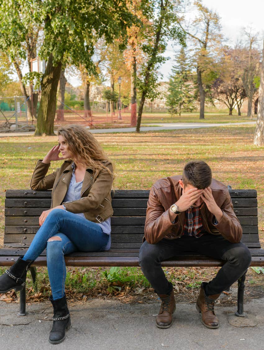 couple breaking up