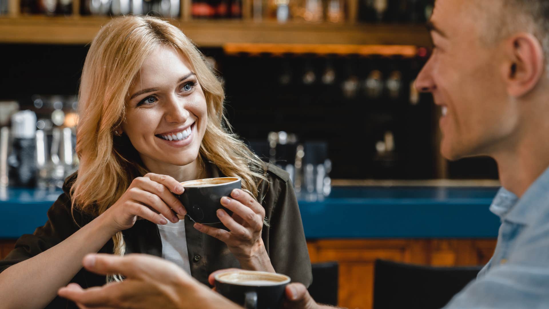 a husband is happy that his wife is emotionally intelligent