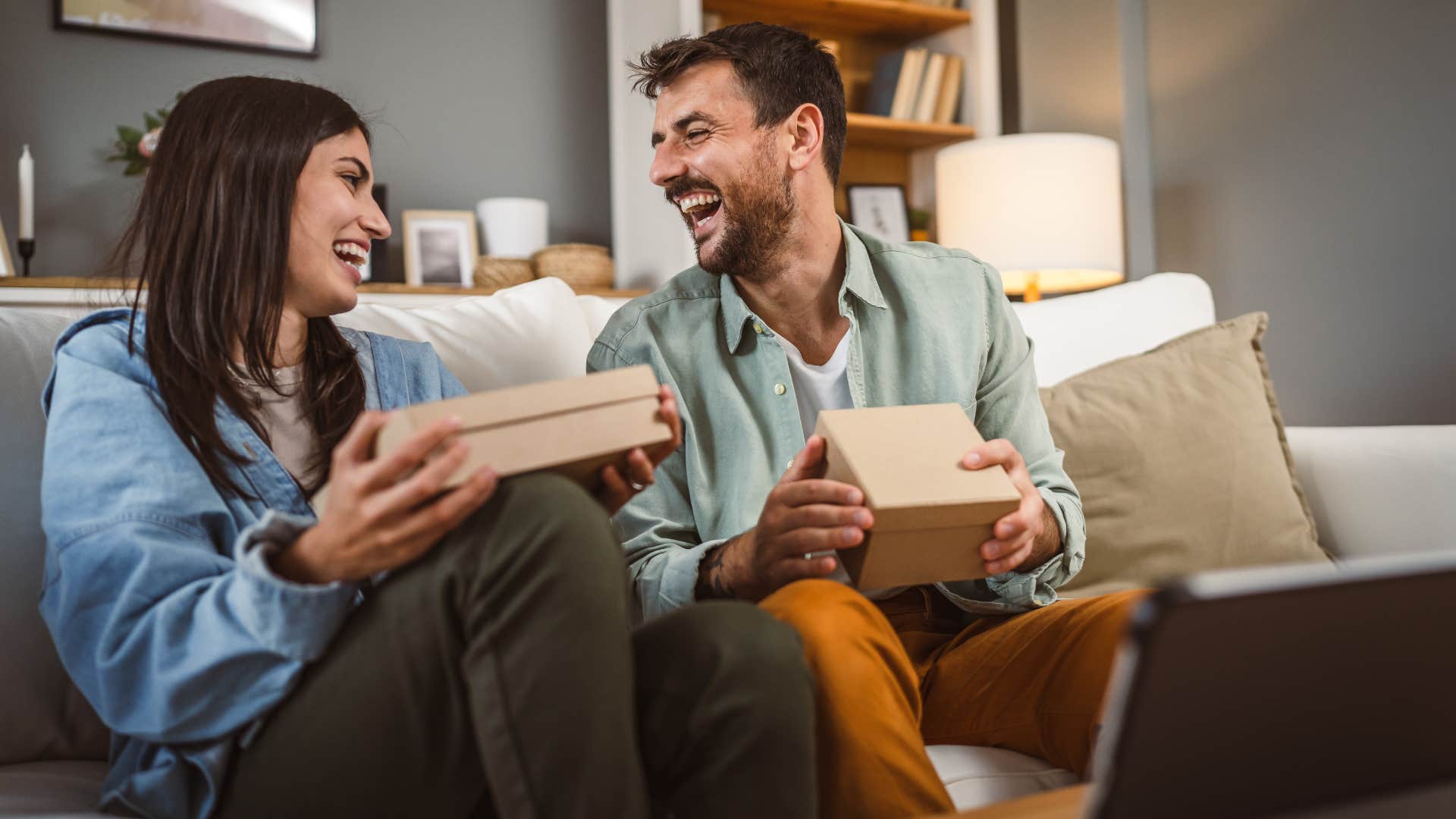 a husband is glad that his wife is his best friend