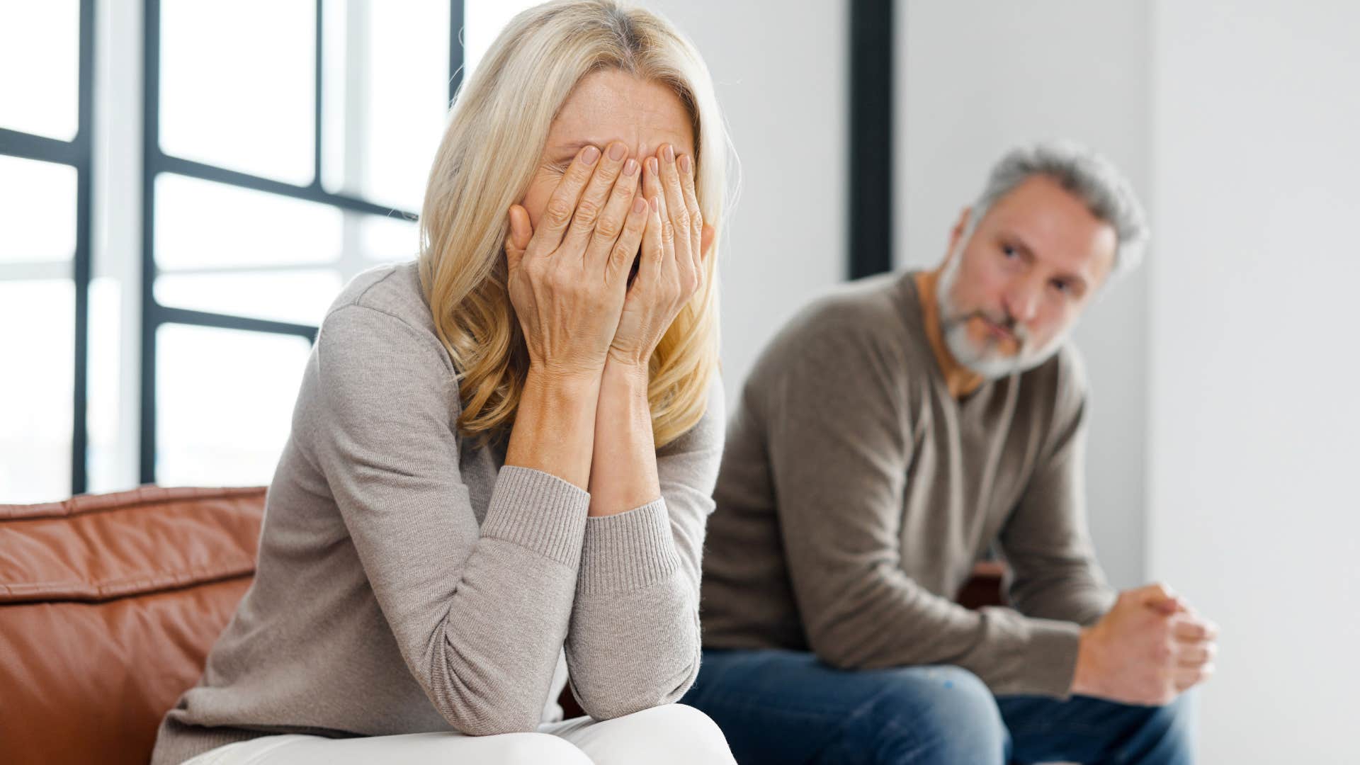 man saying she's trying to be funny embarrassing wife
