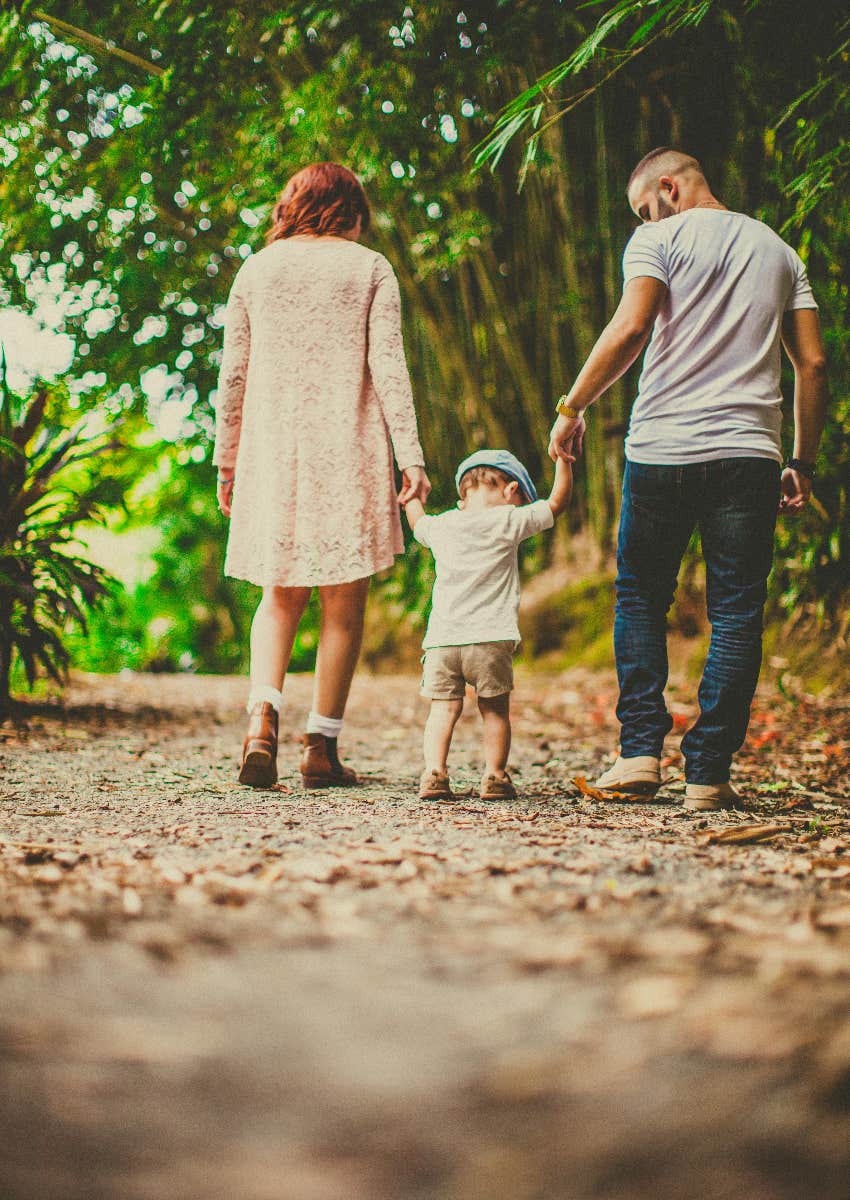 parents with their firstborn child who can't agree on having another