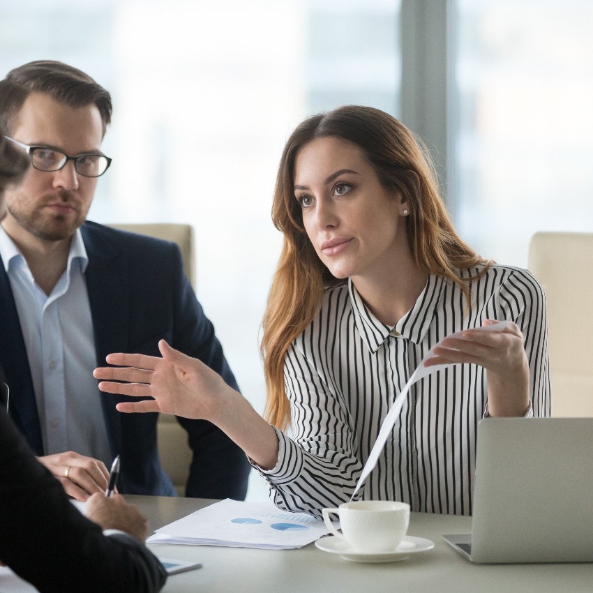 woman who is a deeply dysfunctional boss as the pleaser