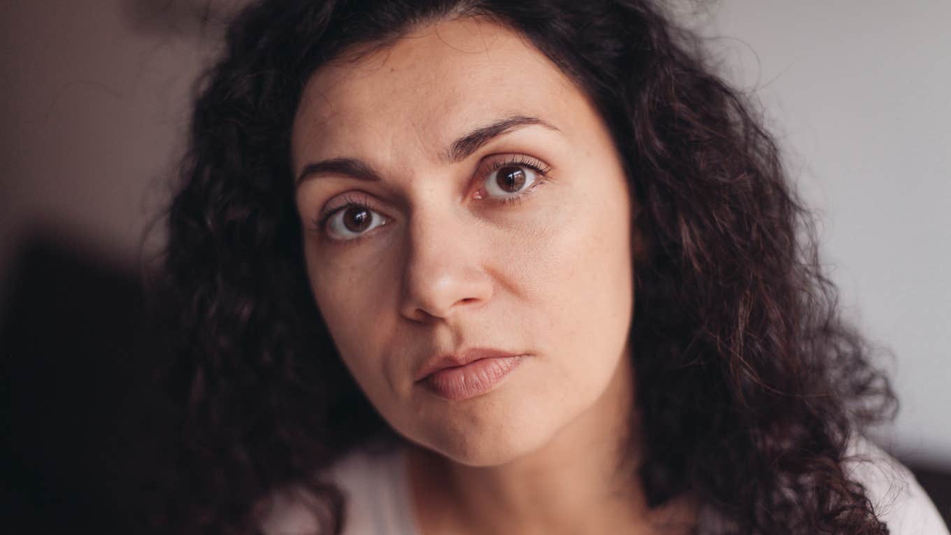 stressed out woman after dealing with a low-value person