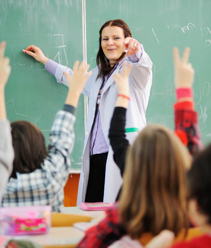 Others were impressed with the former teacher's warning for their replacement