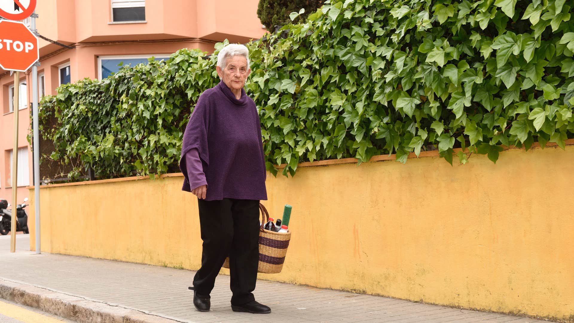 person over 60 still does the household task of Bringing in groceries in one trip, making them exceptionally strong