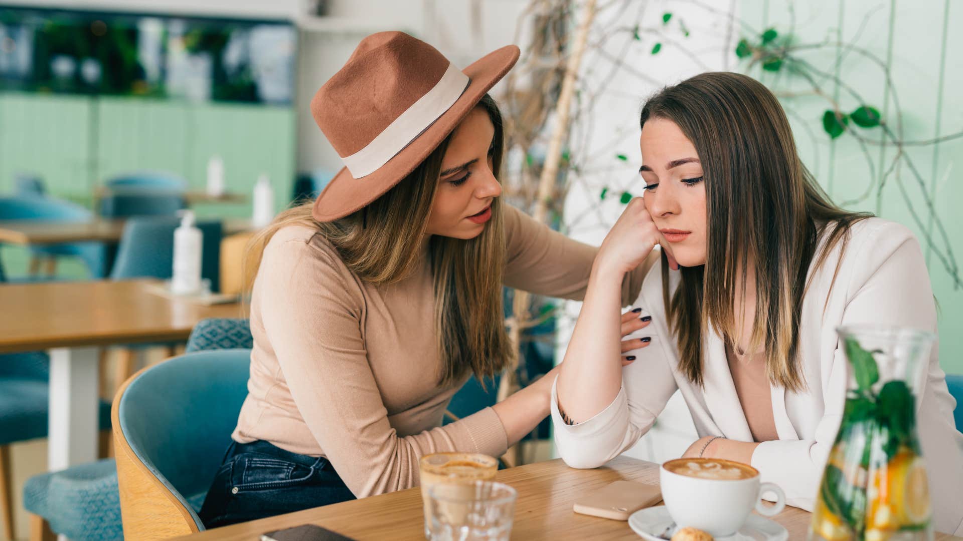 woman who has become bitter and withdrawn as she is ungrateful