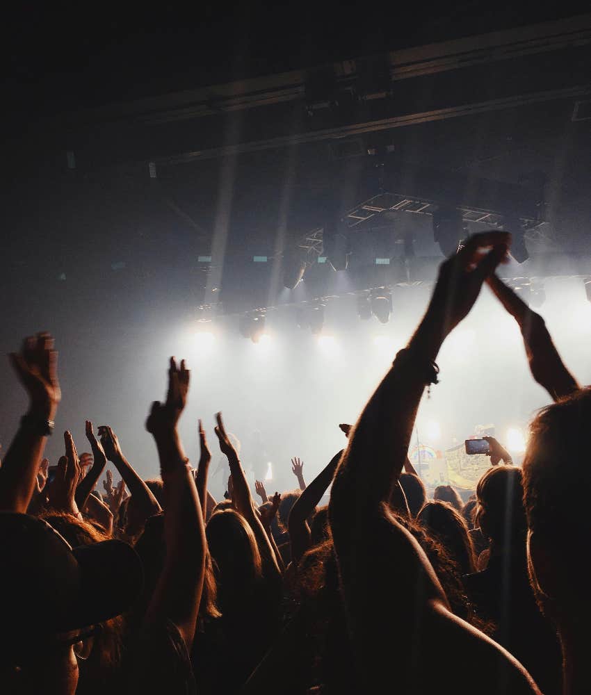 crowd of people at a concert