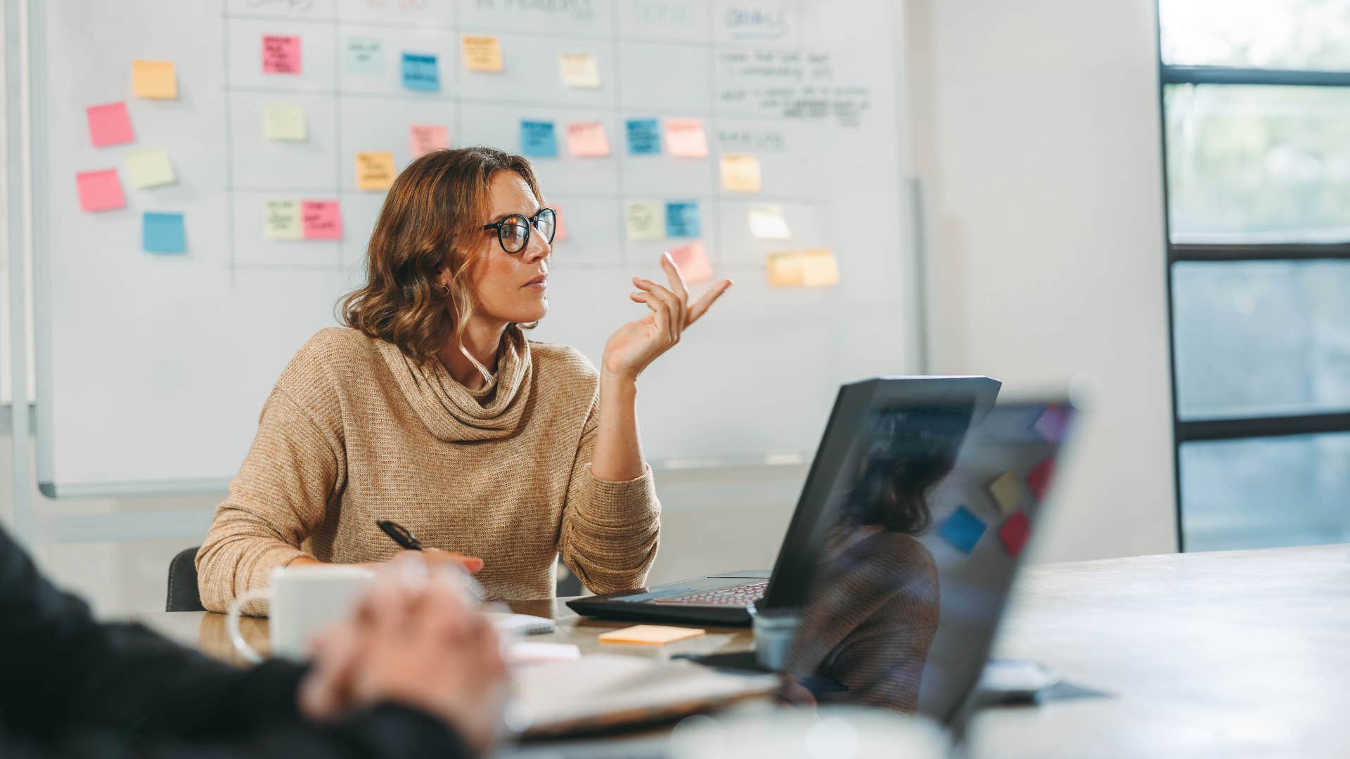 woman who radiates integrity as she mentors people